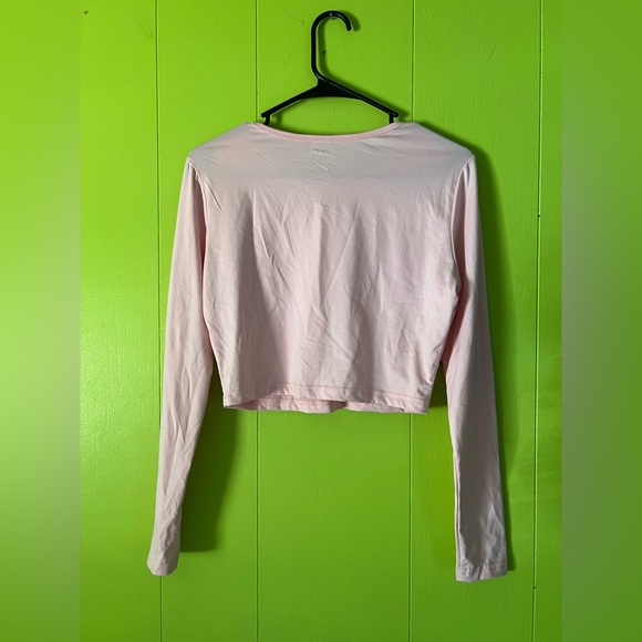 SHEIN Long Sleeve Crop Top - Picture 2 of 2